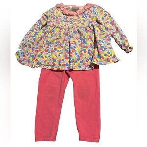 Cat & Jack Girls 18 Month pink polka dot outfit
Boho